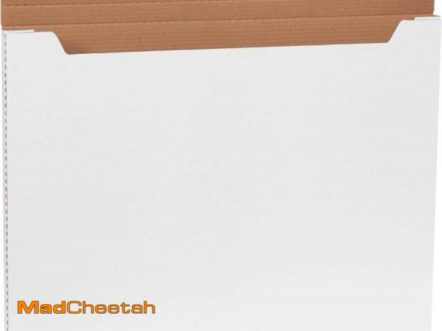 Lot 74-12366028 - Great Box Supply 30 x 22 1/2 x 1" White Jumbo Fold-Over Mailers - USED
