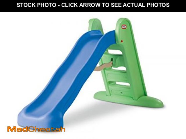 Lot 74-12137822 - Little Tikes Easy Store Large Slide , Blue/Green - UNUSED