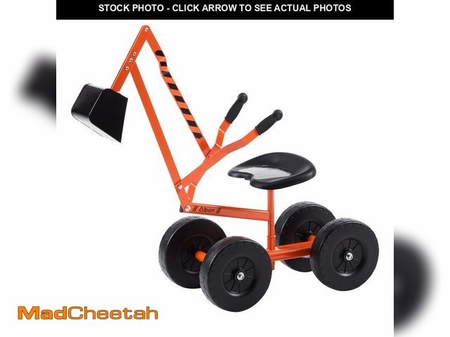 Lot 74-14205980 - Albott Ride On Sand Digger Excavator Toys Working Crane with 8 inches Wheels and 360ÃÂ° Rotation Se...