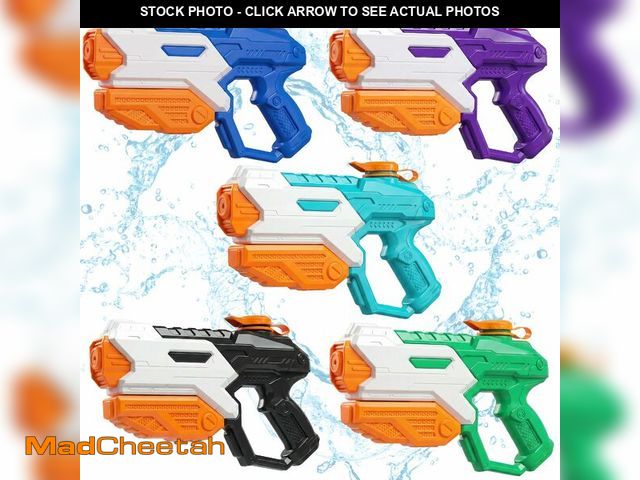 Lot 74-14387347 - ZEBNYYA 5 Pack Water Gun for Kids Adults - Long Range Super Water Blaster Soaker Squirt Gun, Summer ...