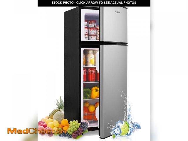 Lot 74-12272145 - MaxKare 3.6 Cu.ft Mini Fridge with Freezer 2-Door Compact Refrigerator for Dorm, Office, Bar, RV, Be...