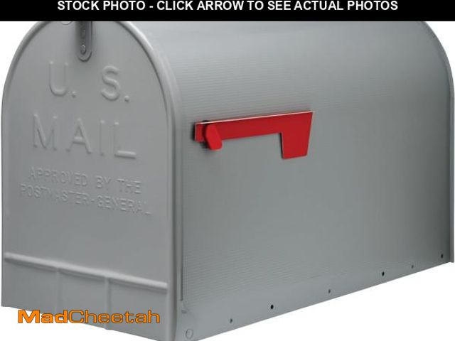 Lot 74-12137720 - Gibraltar ST2000AM Stanley Post-Mount Mailbox, XL, Gray Steel - Quantity 1 - UNUSED