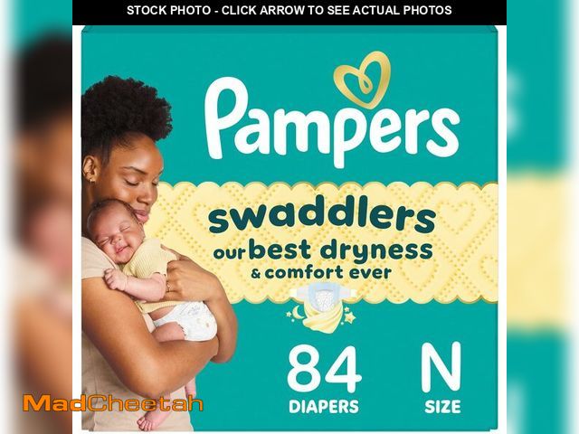 Lot 74-12976313 - Swaddlers Diapers, Size 0 (up to 10 lbs), 84 Count, Absorbent, Keeps Baby Dry and Comfortable, Skin ...