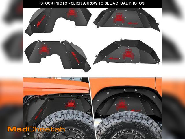 Lot 74-12370523 - Nilight Front &amp; Rear Inner Fender Liners Wheel Cover Fit for Wrangler JL JLU2018 2019 2020 2021 ...