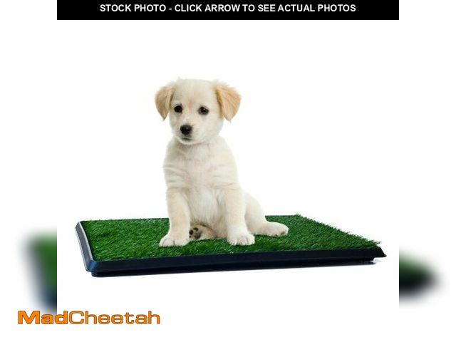Lot 74-12664070 - Artificial Grass Puppy Pee Pad for Dogs and Small Pets - 16x20 Inch, Reusable 3-Layer Potty Training...
