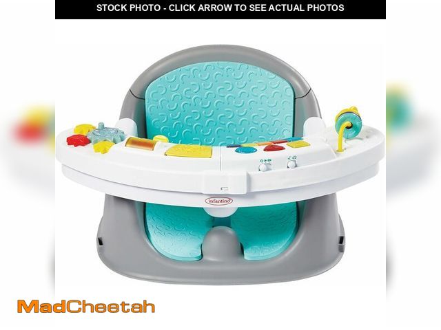 Lot 74-14304955 - Infantino Music &amp; Lights 3-in-1 Discovery Seat &amp; Booster, Teal - UNUSED