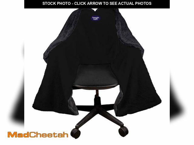 Lot 74-12667242 - The Original Office Chair Blanket by SnuggleBack; Cozy Comfy Office Desk Chair Wrap Attaches for Con...