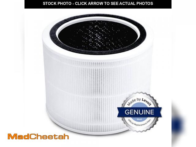 Lot 74-12517871 - LEVOIT Core 200S-P 7.28 in. x 5.75 in. 7.28 in. 3-Stage Filtration Air Purifier Filter (1-Pack) - UN...