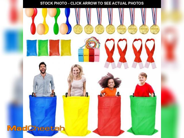 Lot 74-12441141 - Potato Sack Race Bags - Sack Race Bags for Adults and Kids, Bean Bag Toss Game, 3 Legged Relay Race,...