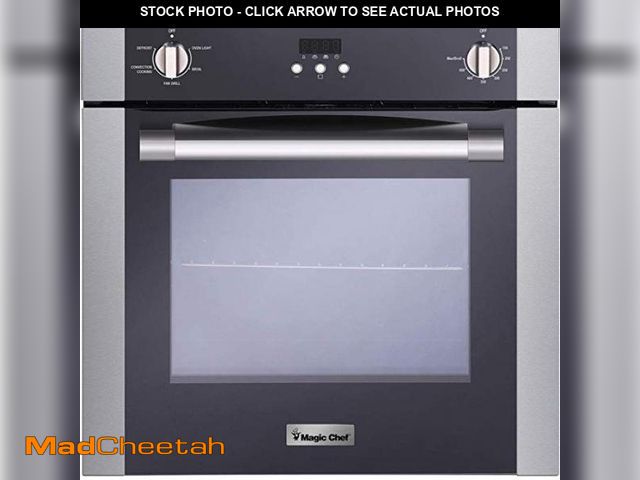 Lot 74-12146029 - 24 in. 2.2 Cu. Ft. Single Electric Wall Oven with Convection in Stainless Steel - UNUSED