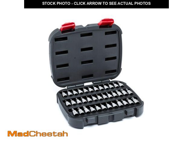 Lot 74-12663494 - Husky 3/8 in. Drive Master Bit Socket Set (37-Piece) - UNUSED