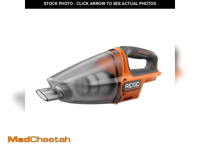 Lot 74-12796474 - RIDGID 18V Cordless Hand Held Vacuum (Tool Only) - USED