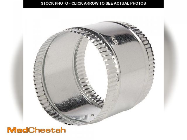 Lot 74-6815036 - Master Flow 10 in. Flexible Duct and Sheet Metal Connector Splice Collar - UNUSED