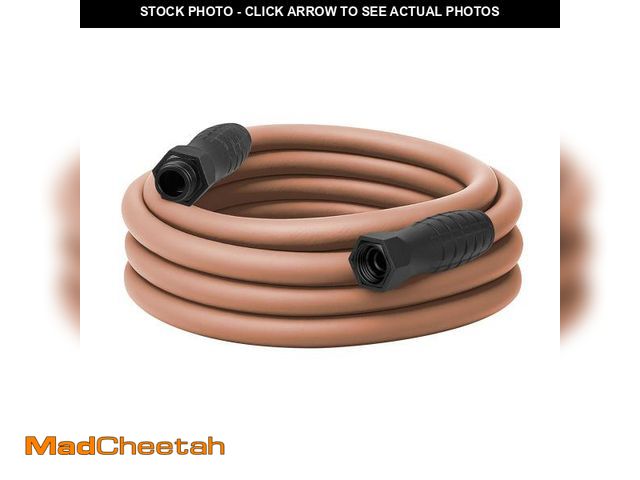 Lot 74-11549906 - Flexzilla Colors?? SwivelGrip Garden Hose, 5/8" x 25', 3/4" - 11 1/2 GHT Fittings, Red Clay - USED