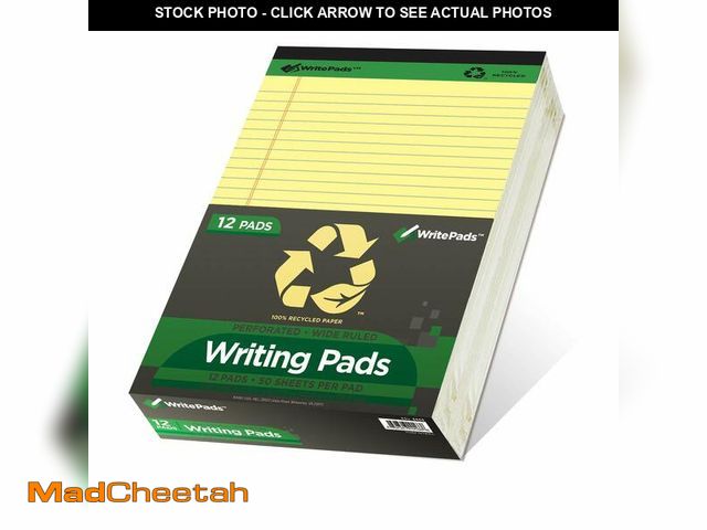 Lot 74-14268920 - KAISA Legal Note pads 8.5 x 11Ã¯Â¼Å12pads 600 Sheets note pads office supplies Recycled Paper 8.5 x...