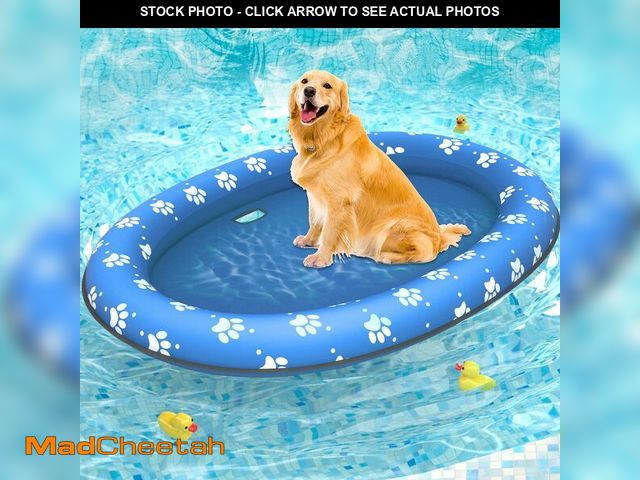 Lot 74-14383983 - Pet Soft Dog Float Raft - Inflatable Dog Swimming Float for Summer (Paws) - UNUSED