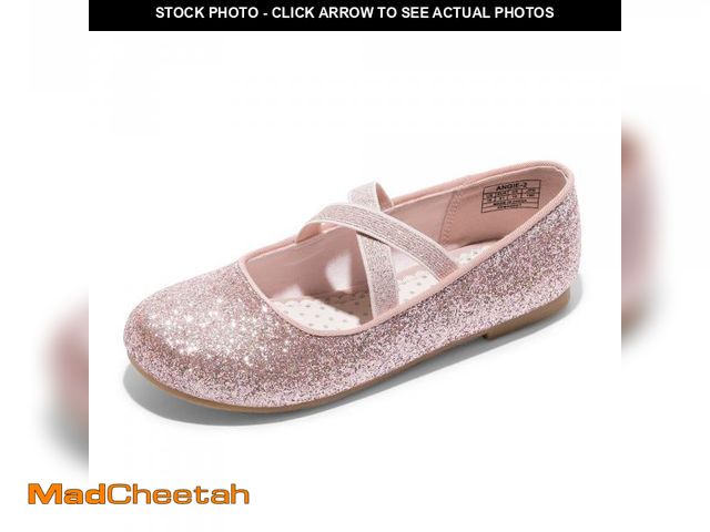Lot 74-11549082 - DREAM PAIRS Girls Ballerina Dress Shoes Mary Jane Flats,Size 13 Little Kid,Pink,Angie-2 - USED