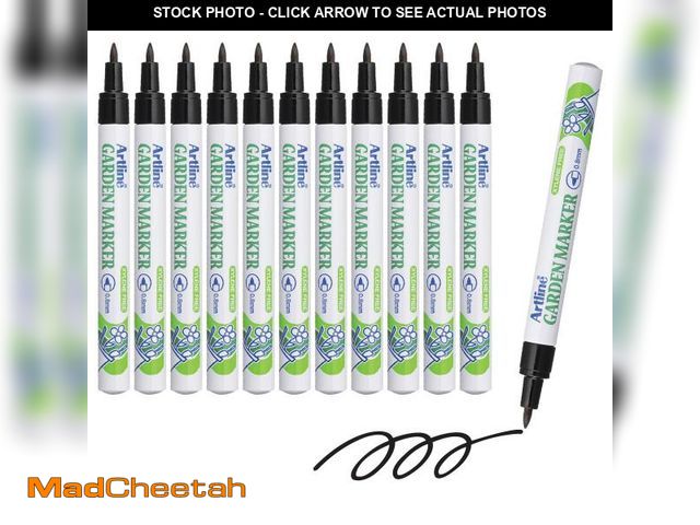 Lot 74-12111420 - Artline EK-780 Garden Markers, 0.8 mm Writing Width, UV Resistant, Waterproof Permanent Markers Idea...