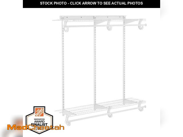 Lot 74-13821331 - Everbilt 4 ft. x 12 in. Regular Duty Adjustable Double Hang Kit - UNUSED