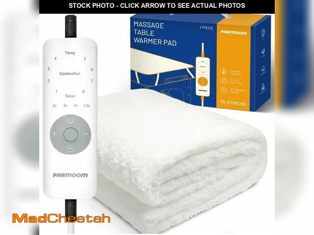 Lot 74-14063221 - PARMOOM Massage Table Warmer Heating Pad Professional Massage Bed Warmer with 4 Timer, 8 Heat Settin...