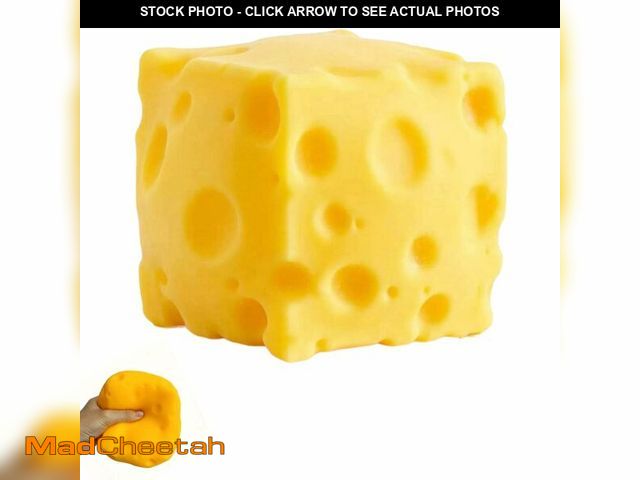 Lot 74-14155152 - Ã¯Â»Â¿Yellow Cheese Squeeze Toy,Soft Novelty Toy, Rebounding Sensory,Help for Relax,Focus, Sensory C...