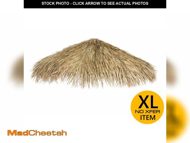 Lot 74-14344126 - Backyard X-Scapes 9 ft. Mexican Thatch Umbrella Cover - UNUSED