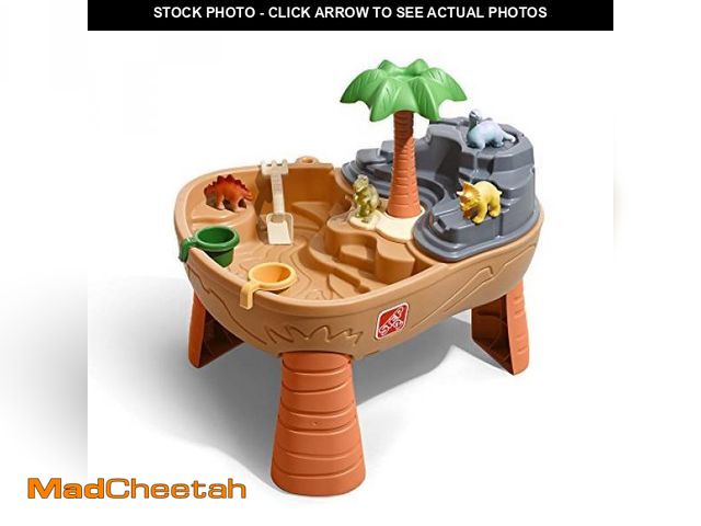 Lot 74-12098521 - Step2 Dino Dig Sand and WaterTable, Kids Activity Sensory Playset, Summer Outdoor Toys, 7 Piece Wate...
