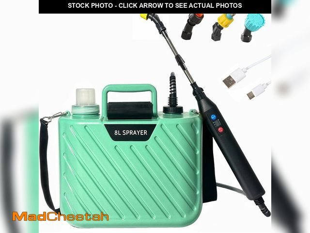 Lot 74-12698616 - Battery Powered Garden Sprayer 2 Gallon, Electric Yard Sprayer with 3 Spraying Speeds &amp; 3 Mist N...