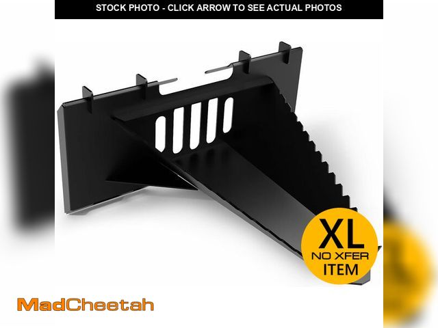 Lot 74-14291211 - Economy Series Stump Bucket Attachment,Universal Skid Steer Quick Tach,Serrated Leading Edge,Tree Sc...