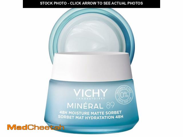 Lot 74-14214881 - VICHY MinÃÂ©ral 89 Matte Sorbet Face Moisturizer For Oily Skin, Hyaluronic Acid + Niacinamide + Sal...