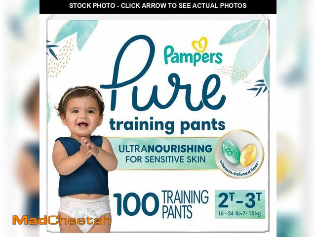 Lot 74-13800334 - Pure Protection Training Underwear, Unisex, Size 2T3T, 100 Count, Premium, Hypoallergenic, Soft, Abs...