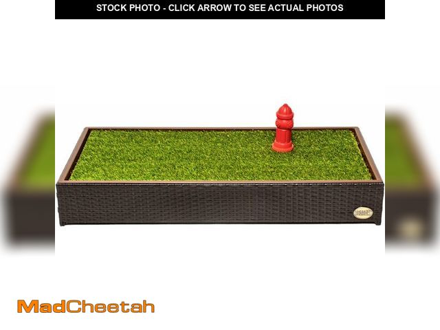 Lot 74-14251037 - Porch Potty Artificial Grass Potty Pads Without Sprinklers - Standard Size 26x50x7 Reusable Potty Tr...