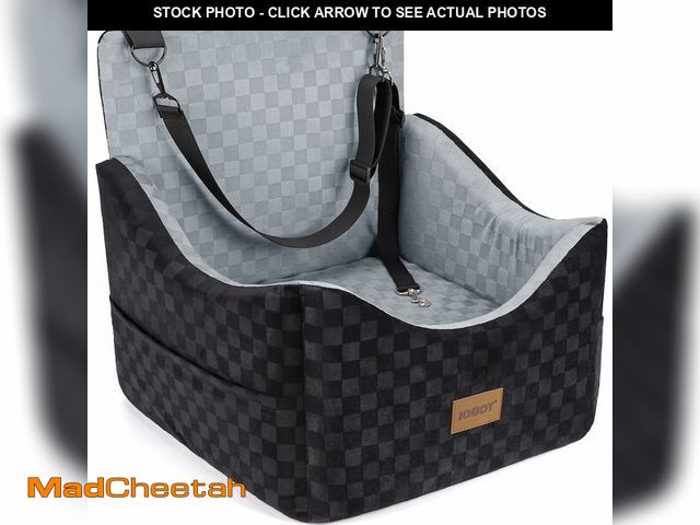 Lot 74-14427850 - JOEJOY Elevated Dog Car Seat for Small/Medium Dogs up to 35 lbs, Memory Foam Booster Seat with Detac...
