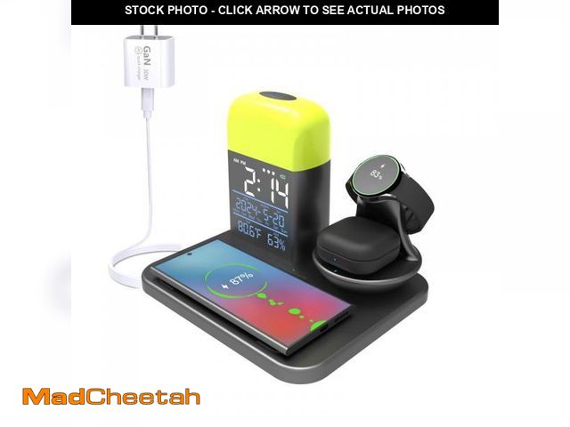 Lot 74-12222409 - Wireless Charger for Samsung,3 in 1 Wireless Charging Station Compatible with Galaxy S24 Ultra S23 S...