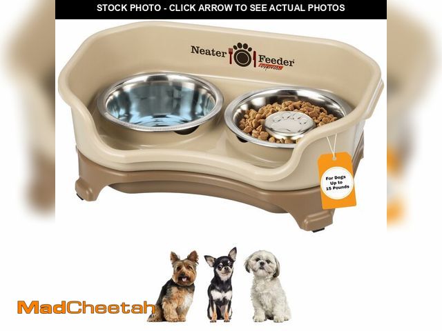 Lot 74-13628128 - Neater Feeder Express Mess Proof Dog Bowls Elevated for Small Breeds Under 15 Lb, Made in USA, No Sp...
