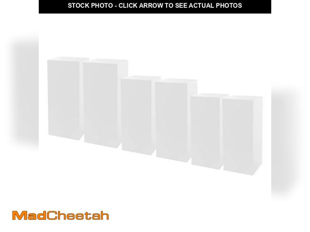 Lot 74-14312285 - YIYIBYUS White Metal Iron Decorative Stands Display Pedestal Stands Birthday Party Wedding Display P...