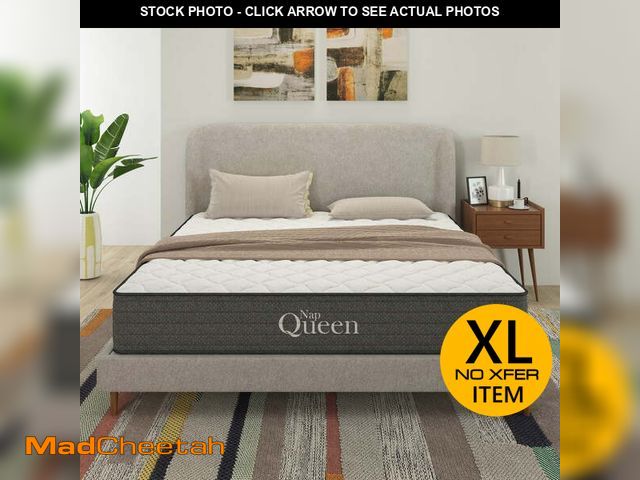 Lot 74-12669451 - NapQueen Victoria 10" Queen, Gel Infused Memory Foam and Pocket Spring Hybrid Mattress in a Box, Adu...