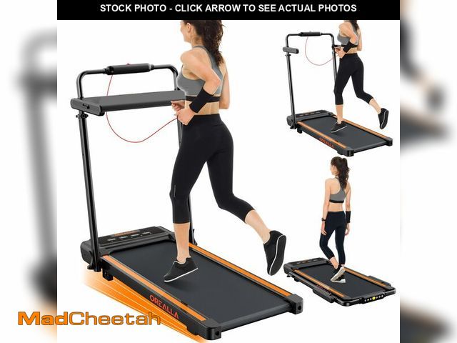 Lot 74-12898333 - (MISSING POWER CORD,REMOTE,KEY,HARDWARE) Walking Pad with 12% Incline, Under Desk Walking Pad Treadm...