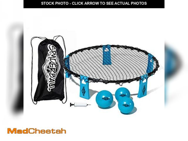 Lot 74-12365990 - (MISSING BALLS) Franklin Sports Spyderball Game Set - Outdoor Beach Game for Kids + Adults - Include...