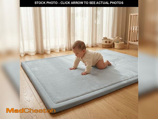 Lot 74-14601881 - ACOMOPACK Baby Play Mat for Floor 1.3" Thick Memory Foam Play Mat 79"Ãâ157 Tummy Time Crawling wi...