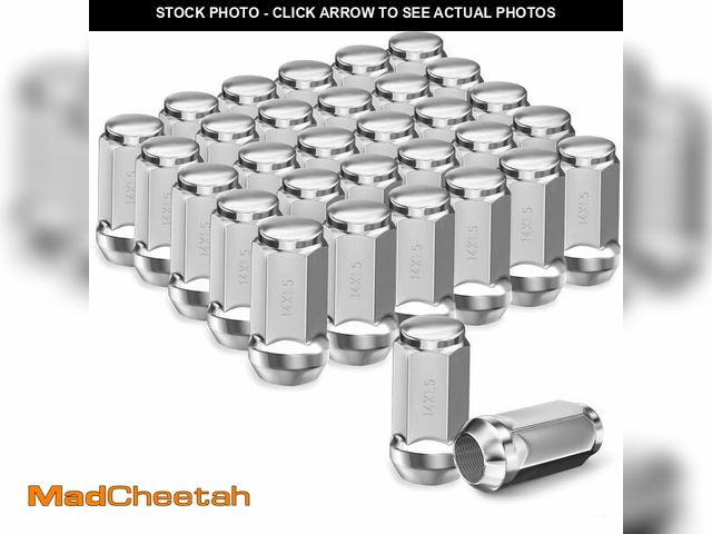 Lot 74-13720264 - TAGMORE 24pcs M14x1.5 Lug Nuts - Compatible with Chevrolet Colorado/Suburban/Silverado, GMC Express/...