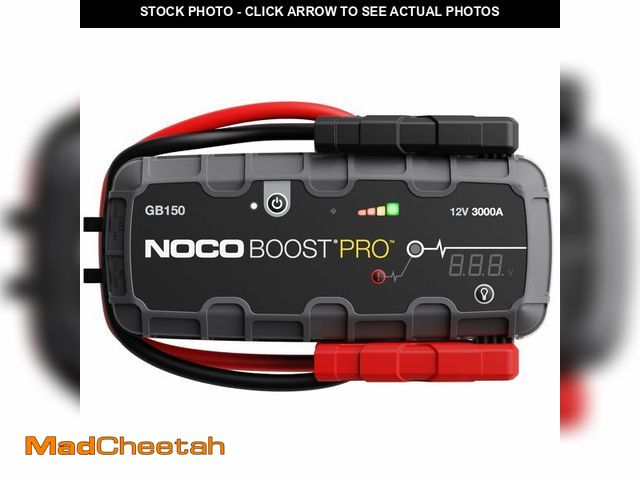 Lot 74-12503765 - NOCO Boost GB150: 3000A UltraSafe Jump Starter Ã¢â¬â 12V Lithium Battery Booster Pack, Portable J...