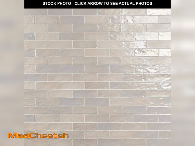 Lot 74-14074472 - Ivy Hill Tile Amagansett Sand Dune Cream 3 in. x 8 in. Mixed Finish Ceramic Subway Wall Tile (145.26...