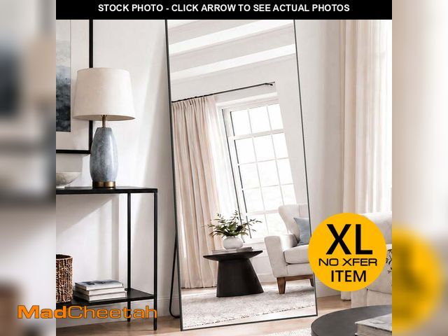 Lot 74-14585861 - EDX Full Length Mirror 76"x34" Full Body Mirror Rectangle Free Standing Wall Mounted Leaning Hanging...