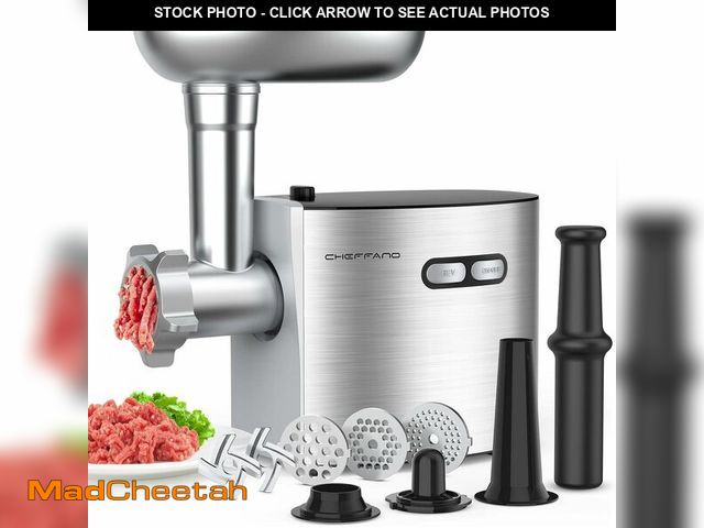 Lot 74-12715490 - Oaomi 3200W Max Electric Meat Grinder &amp; Sausage Stuffer - Mincer Machine with Tool 1 Blade And 3...