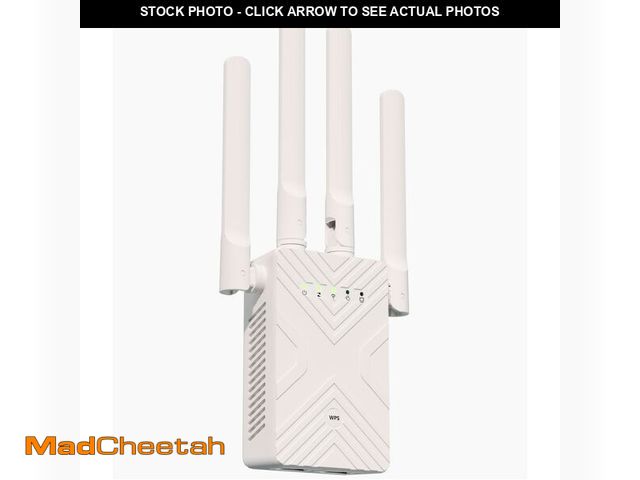 Lot 74-14205233 - 2026 WiFi Extender Signal Booster - 8X Faster Long Range WiFi Repeater for Home, Up to 15,888 Sq. Ft...
