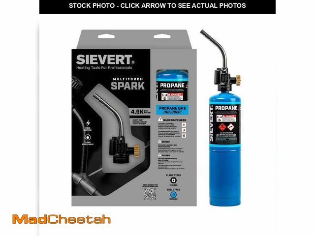 Lot 74-12552041 - 14.1 oz. Propane Gas Multi-Torch Spark Torch Kit - UNUSED