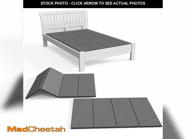 Lot 74-13733804 - Irrical Light and Thin Bunkie Board, Folding Spring Box,Twin Size 38x75'', Large Double Bed 10MM, Be...