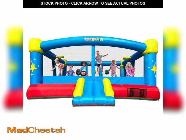 Lot 74-12565819 - *SEE DETAILS* Causeair Big Inflatable Bounce House for Party Fun,15ft x 14.8ft,Double Basketball Hoo...