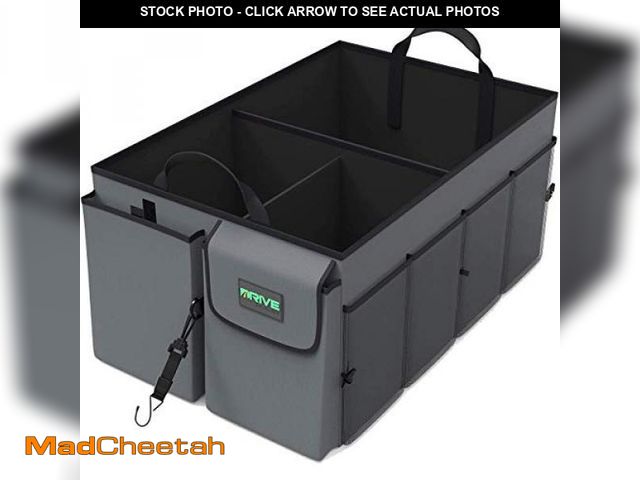 Lot 74-10966311 - Drive Auto Car Trunk Organizer - Collapsible, Multi-Compartment Automotive SUV Car Organizer for Sto...